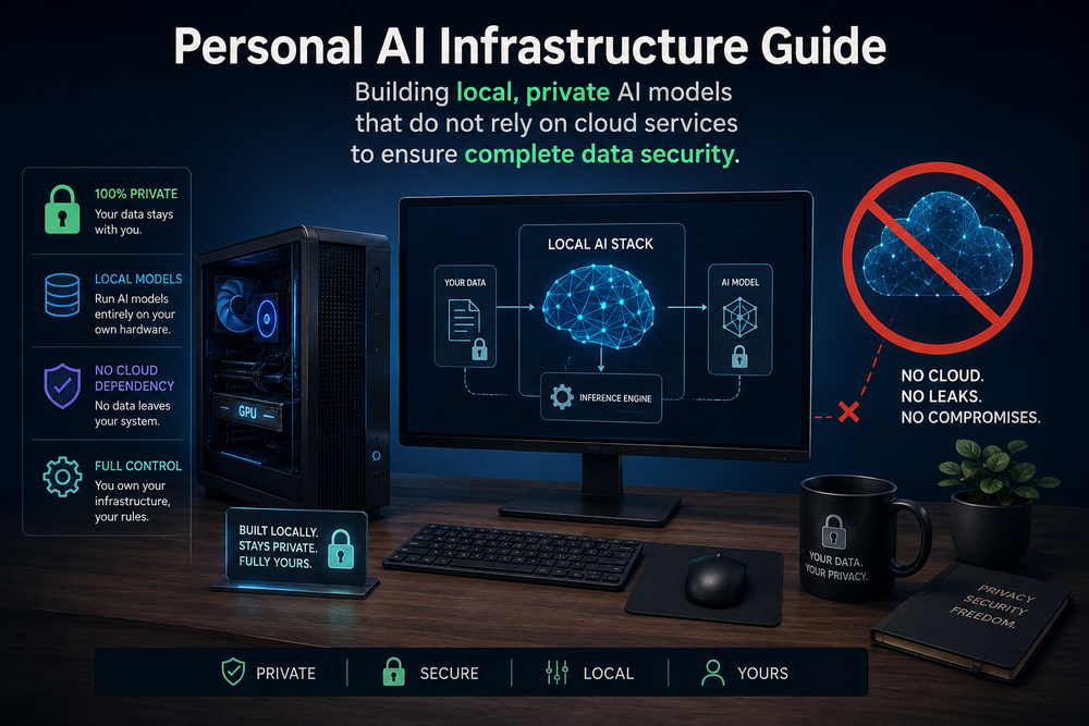Personal AI Infrastructure Guide
Building local, private AI models that do not rely on cloud services to ensure complete data security.