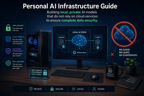Personal AI Infrastructure Guide
Building local, private AI models that do not rely on cloud services to ensure complete data security.